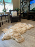 LAMBZY Faux Sheepskin Super Soft Hypoallergenic Silky Shag Bear Rug for Living Room, Kids Room, Sofa - lambzydecor.com