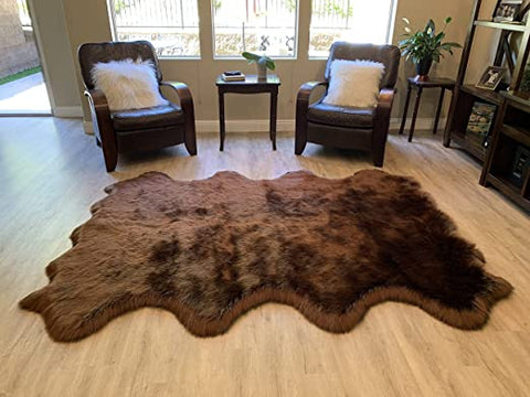 LAMBZY Faux Sheepskin Super Soft Hypoallergenic Silky Shag Rug for Living Room, Kids Room, Sofa - lambzydecor.com