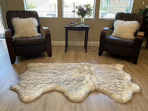 LAMBZY Faux Sheepskin Super Soft Hypoallergenic Silky Shag Rug for Living Room, Kids Room, Sofa - lambzydecor.com