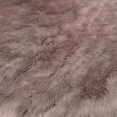 Plush and Premium Faux Sheepskin Shag Rug - Lena Collection, Square Area Rug - lambzydecor.com