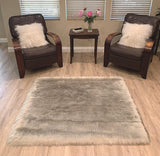 LAMBZY Faux Sheepskin Super Soft Hypoallergenic Silky Square Shag Rug for Living Room, Kids Room. - lambzydecor.com