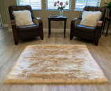 LAMBZY Faux Sheepskin Super Soft Hypoallergenic Silky Square Shag Rug for Living Room, Kids Room. - lambzydecor.com