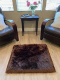 LAMBZY Faux Sheepskin Super Soft Hypoallergenic Silky Square Shag Rug for Living Room, Kids Room. - lambzydecor.com