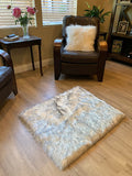 LAMBZY Faux Sheepskin Super Soft Hypoallergenic Silky Square Shag Rug for Living Room, Kids Room. - lambzydecor.com