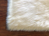 Versatile Faux Sheepskin Border Rug - Adds Coziness to Your Living Space - lambzydecor.com