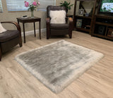 LAMBZY Faux Sheepskin Super Soft Hypoallergenic Silky Square Shag Rug for Living Room, Kids Room. - lambzydecor.com