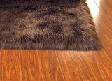 LAMBZY Faux Sheepskin Super Soft Hypoallergenic Square Area Rug Plush Fur Premium Shag - lambzydecor.com