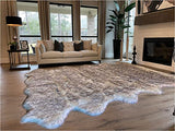 Luxury Faux Sheepskin Shaggy Silky Plush Carpet - Hypoallergenic, Free Shape Rug - lambzydecor.com