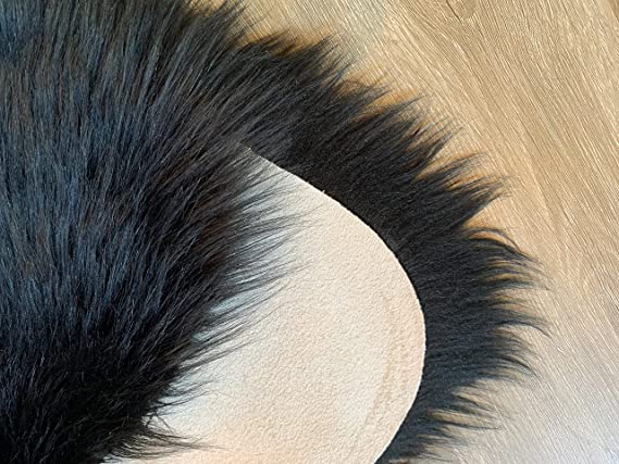 Slizzy Rug LAMBZY Faux Sheepskin Super Soft Hypoallergenic Silky Shag Rug for Liv